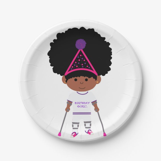 Assiettes En Carton Tiny Tamara TT7" rond Plaque de papier blanc (Devant)