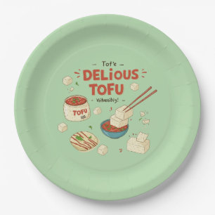 Assiettes En Carton Tofu-tastic