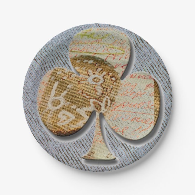 Assiettes En Carton Toile (Devant)