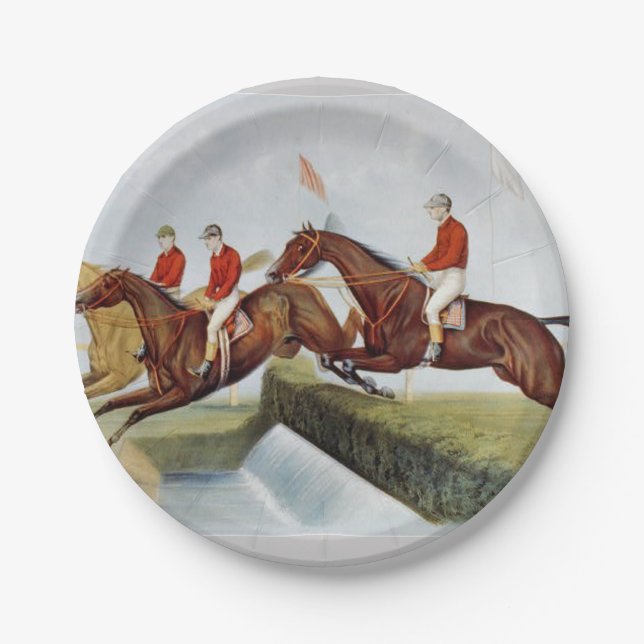 Assiettes En Carton TOP Steeplechase (Devant)
