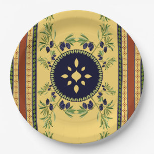 Assiettes En Carton Toscane