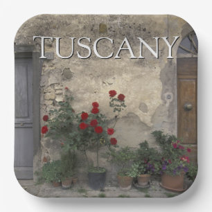 Assiettes En Carton Toscane, Italie   Porte toscane