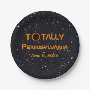 Assiettes En Carton Totalement Pennsylvanie 2024 Solar Eclipse