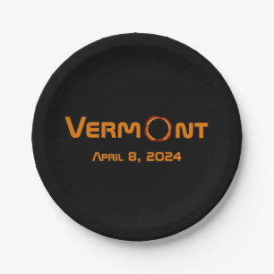 Assiettes En Carton Totalement Vermont 2024 Solar Eclipse