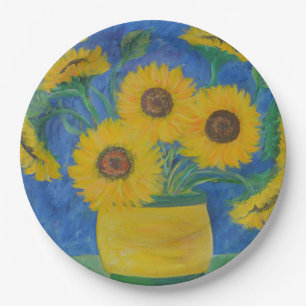 Assiettes En Carton Tournesol Époustouflant