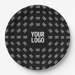 Assiettes En Carton Toute conception ou logo d'image téléchargé Pièc