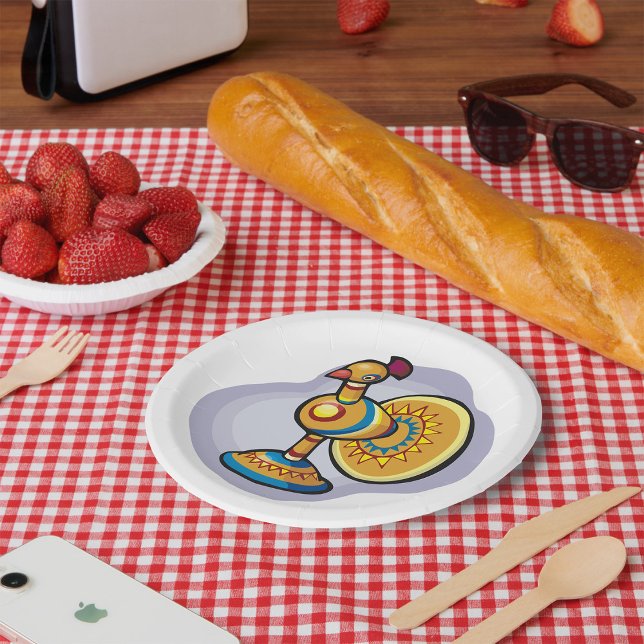 Assiettes En Carton Toy mexicain (Créateur téléchargé)