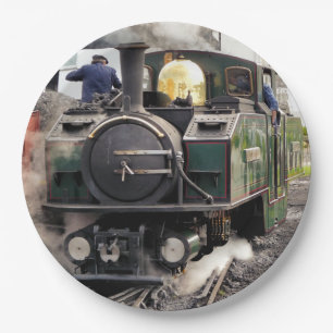 ASSIETTES EN CARTON TRAINS À VAPEUR