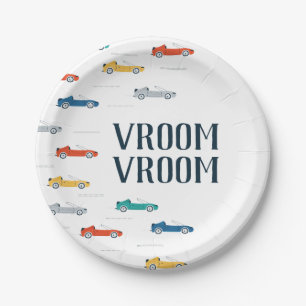 Assiettes En Carton Transport Vroom