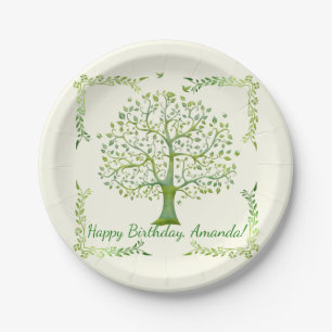 Assiettes En Carton Tree of Life