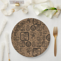 Tribal MAYA ancien masque motif 1