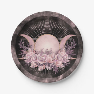 Assiettes En Carton Triple Moon - Triple Goddess - Doux Floral