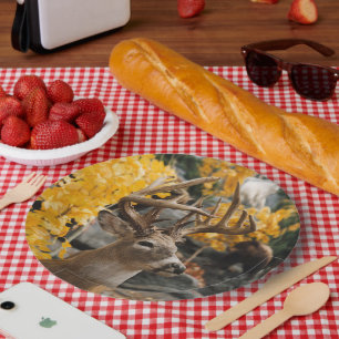 Assiettes En Carton Trophée Deer