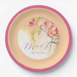 Assiettes En Carton Tropical Freesia 2