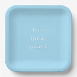 Assiettes En Carton True Inner Peace 