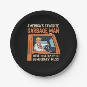 Assiettes En Carton Trump 45 47 États-Unis