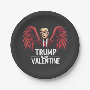Assiettes En Carton Trump est ma Saint-Valentin d'Inauguration Maga