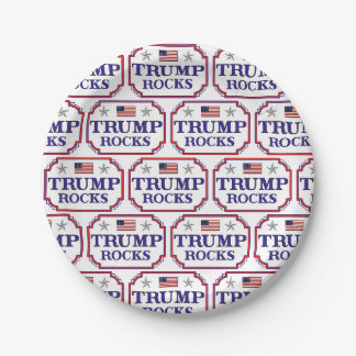 Assiettes En Carton Trump Rocks
