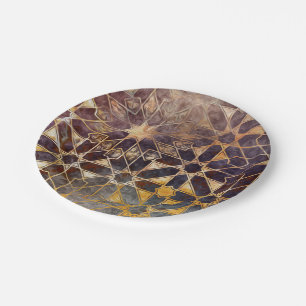 Assiettes En Carton Tuiles mystiques I