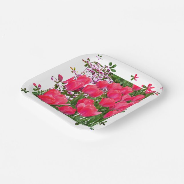 Assiettes En Carton Tulip (Angulaire)