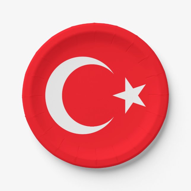 Assiettes En Carton Turquie (Devant)