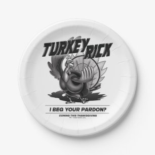 Assiettes En Carton Turquie Rick "Je Vous Demande pardon ?"