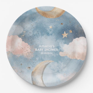 Assiettes En Carton Twinkle scintiller petite étoile Baby shower migno