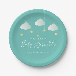 Assiettes En Carton Twinkle Sprinkle Petite Étoile Baby Shower/Sprinkl