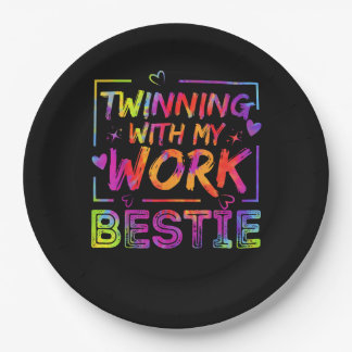 Assiettes En Carton Twinning With My Work Bestie Spirit Week Best Frie