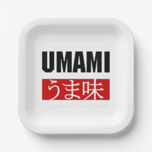 ASSIETTES EN CARTON UMAMI う ま 味