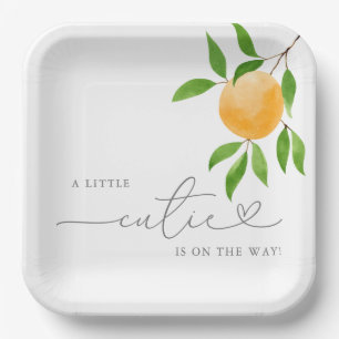 Assiettes En Carton Un Baby shower Moderne Un Peu Cutie