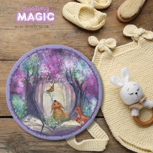 Assiettes En Carton Un nouveau chapitre commence I Baby shower conte d