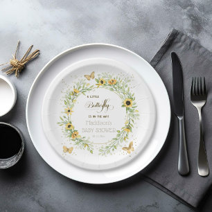 Assiettes En Carton Un Papillon Est Sur Le Chemin Des Papillons & Tour