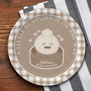 Assiettes En Carton Un peu de dumping est sur le chemin Baby shower