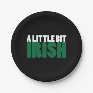 Assiettes En Carton Un Peu De Noir Irlandais