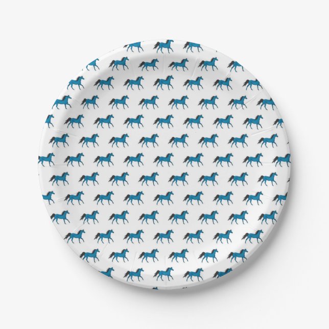 Assiettes En Carton Une belle plaque en papier pour cheval (Devant)