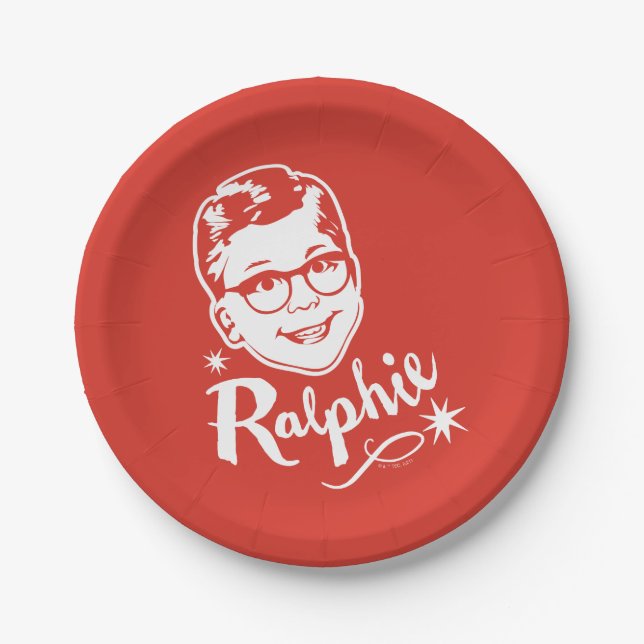 Assiettes En Carton Une histoire de Noël | Ralphie (Devant)