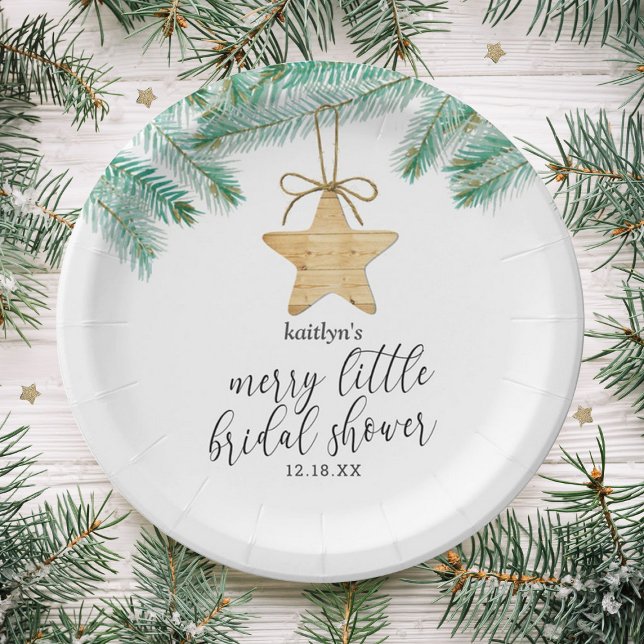 Assiettes En Carton Une Jolie Petite Fête des mariées (Créateur téléchargé)