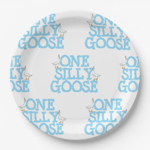 Assiettes En Carton Une oie idiote
