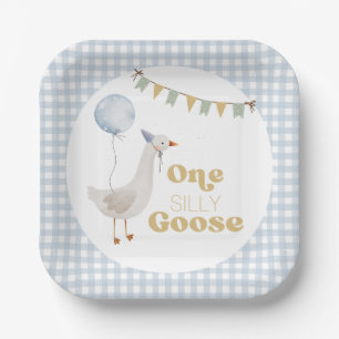 Assiettes En Carton Une oie sotte 1er anniversaire