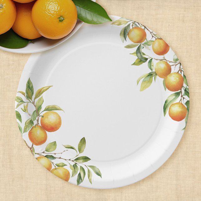 Assiettes En Carton Une Petite Cutie Se Trouve En Chemin Baby shower (Créateur téléchargé)