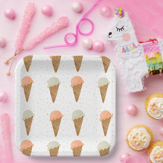 Assiettes En Carton Une plaque d'émerveillement Scoop (Fête)