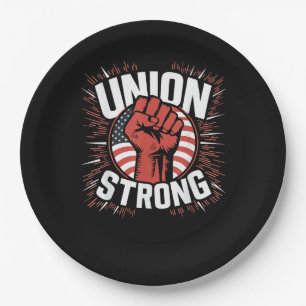Assiettes En Carton Union Forte Pour Les Travailleurs Professionnels -