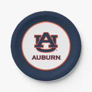 Assiettes En Carton Université d'Auburn   AU Auburn