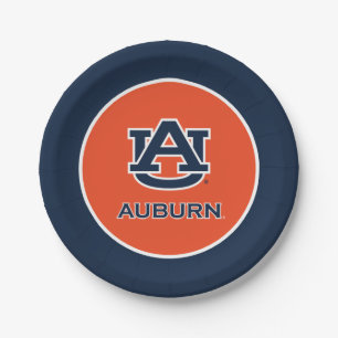 Assiettes En Carton Université d'Auburn   AU Auburn