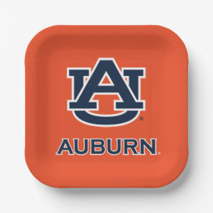 Assiettes En Carton Université d'Auburn   AU Auburn
