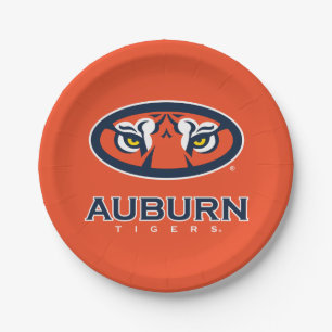 Assiettes En Carton Université d'Auburn   Auburn Tigers