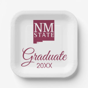 Assiettes En Carton Université d'État du Nouveau-Mexique : cérémonie d