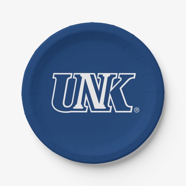 Assiettes En Carton UNK| Université du Nebraska à Kearney (Devant)