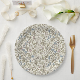 Assiettes En Carton Untamed Petals